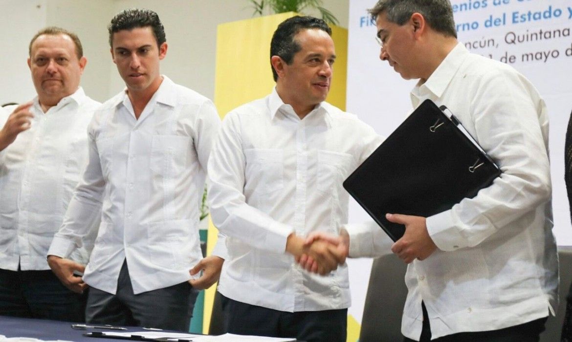 Usa Remberto eslogan de CJ en un discurso, y se lo dedica a gobernador