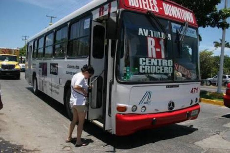 Aumenta la tarifa del transporte público en Cancún