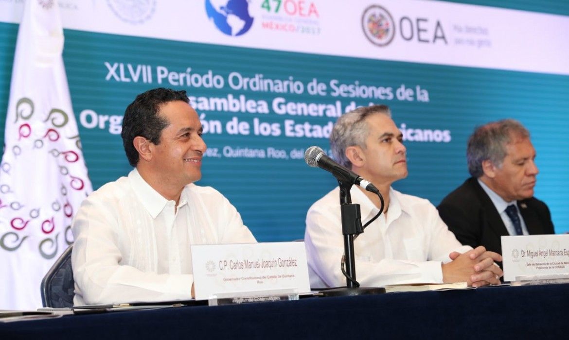 Quintana Roo se fortalece en materia turística con apoyo de la OEA: Carlos Joaquín