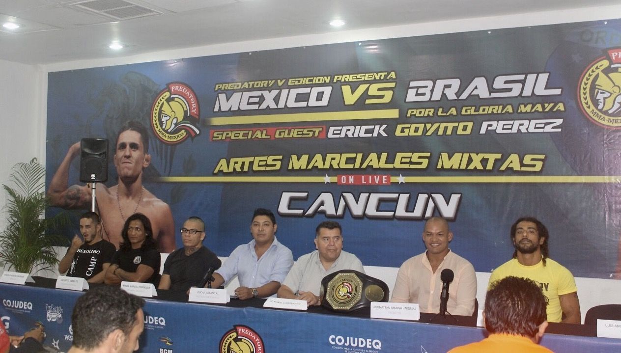 Gala de Artes Marciales Mixtas en Cancún