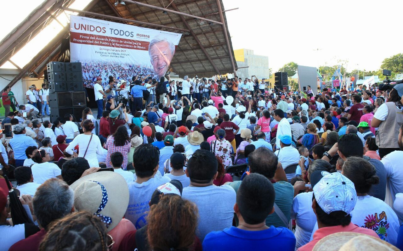 Sumará MORENA QR políticos de todos los partidos este domingo
