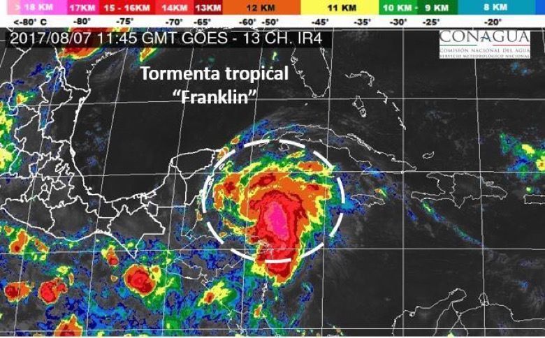 Prevén tormentas torrenciales en Quintana Roo