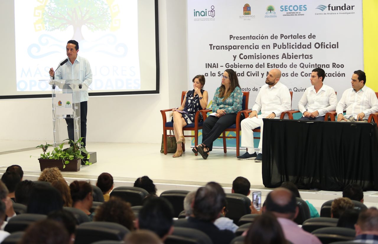 Intensificamos nuestro compromiso con la transparencia para dar a la gente más y mejores oportunidades de vivir mejor: Carlos Joaquín