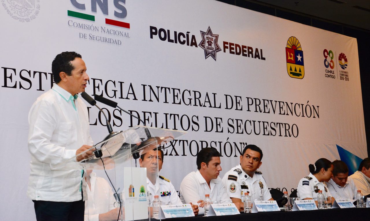 Para proteger a la gente se pone en marcha la Estrategia de Prevención de los Delitos de Secuestro y Extorsión en el municipio de Benito Juárez