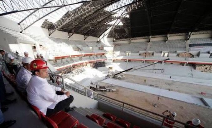 En un mes, Auditorio del Bienestar iniciará transformación a C5, dice gobernador