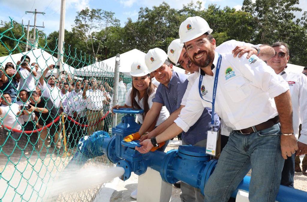 Nueva zona de captación de agua potable en Tulum