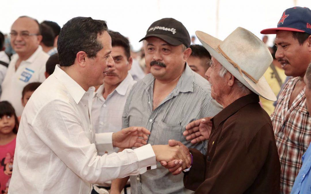 Se invierten 18.6 millones de pesos, con el fin de obtener una producción agrícola con valor de 346 millones de pesos, para que las familias rurales vivan mejor: Carlos Joaquín