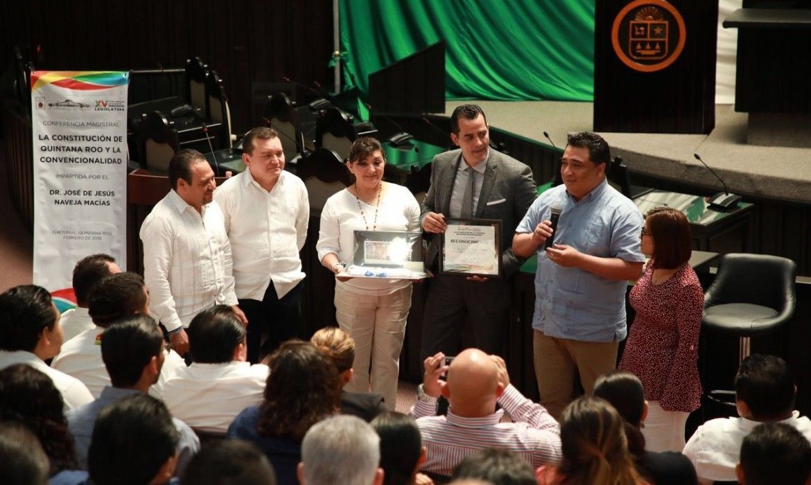 Imparten en el Congreso conferencia “La Constitución de Quintana Roo y la convencionalidad”