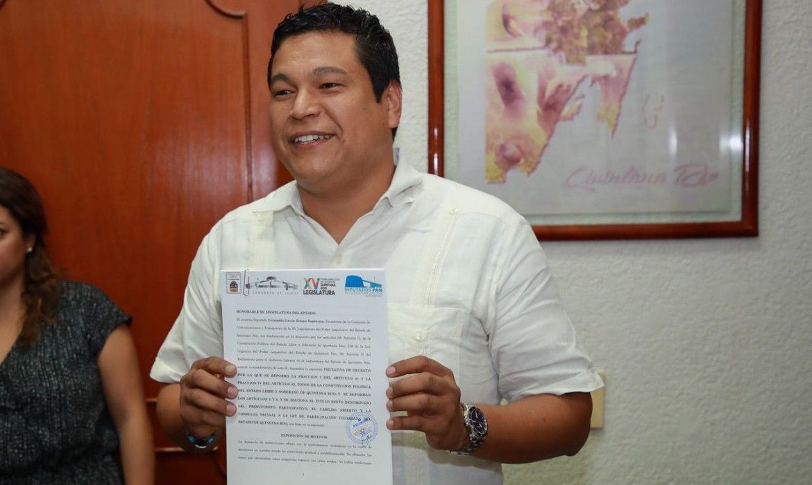 Presenta Fernando Zelaya iniciativa para empoderar a ciudadanos en sus municipios