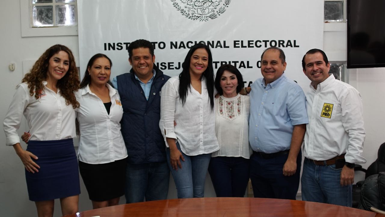 Se registran primeros candidatos federales de las diversas alianzas