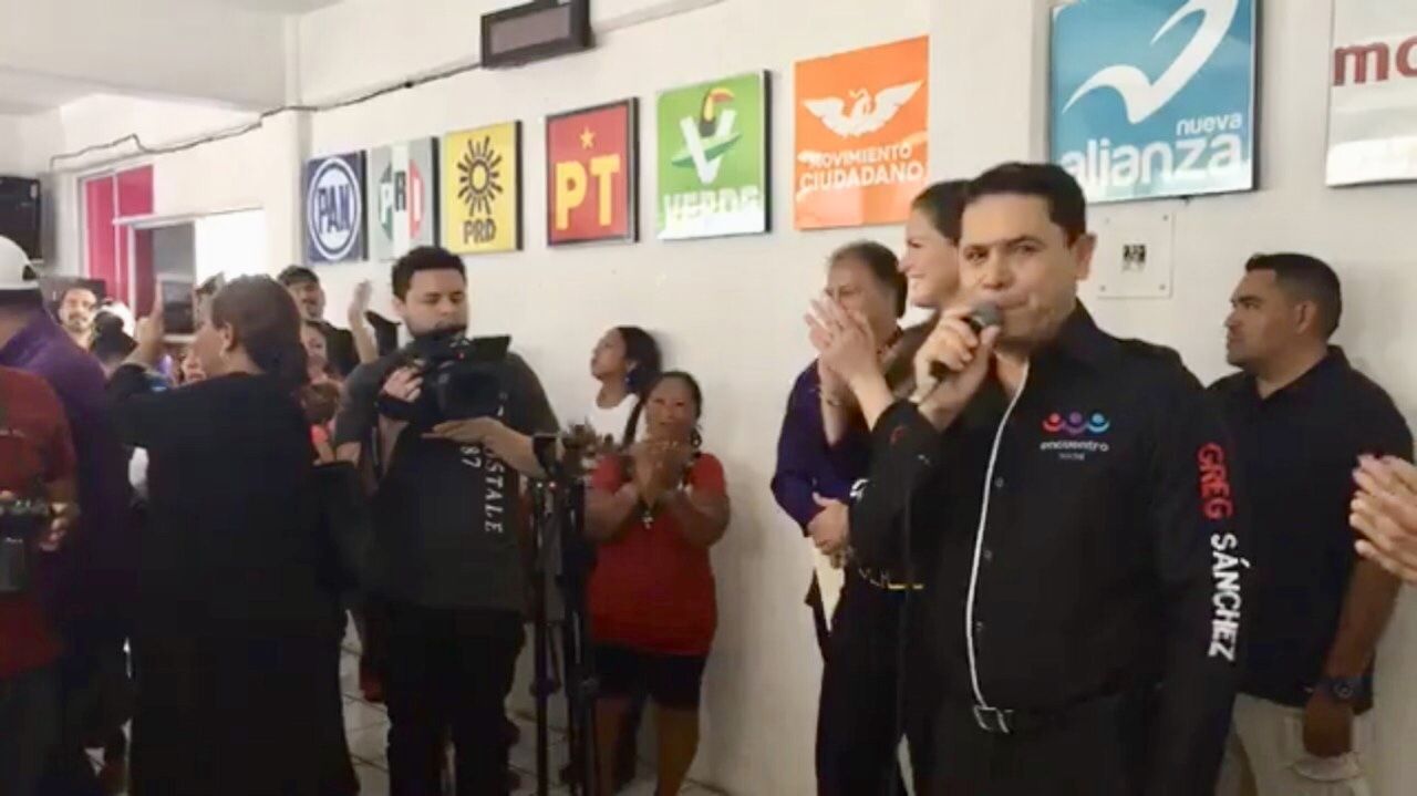 Anuncia Greg que será candidato en el D03 por la coalición Juntos Haremos Historia, pero insiste que la alianza local está en la cuerda floja