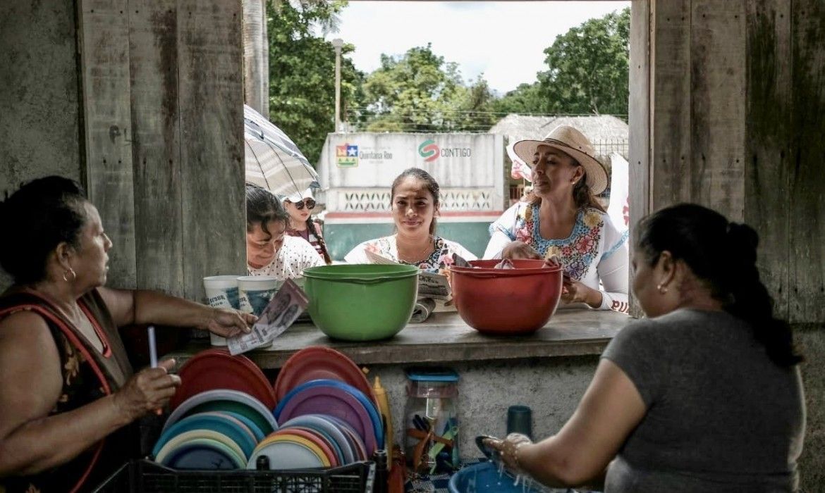Marybel se aleja de la polémica y va a donde están los votos