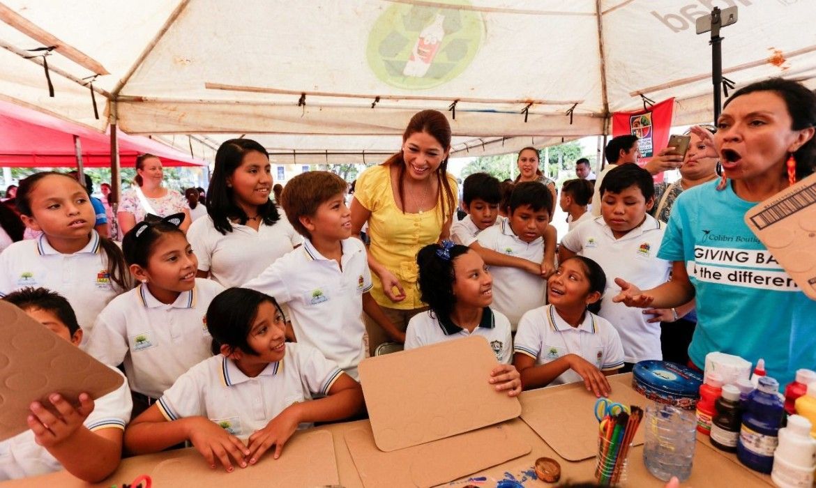 Promueve Solidaridad educación ambiental y separación de residuos en estudiantes de primarias