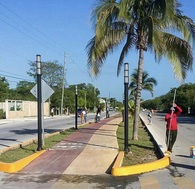 Mejora Solidaridad más de 30 km de guarniciones en abril