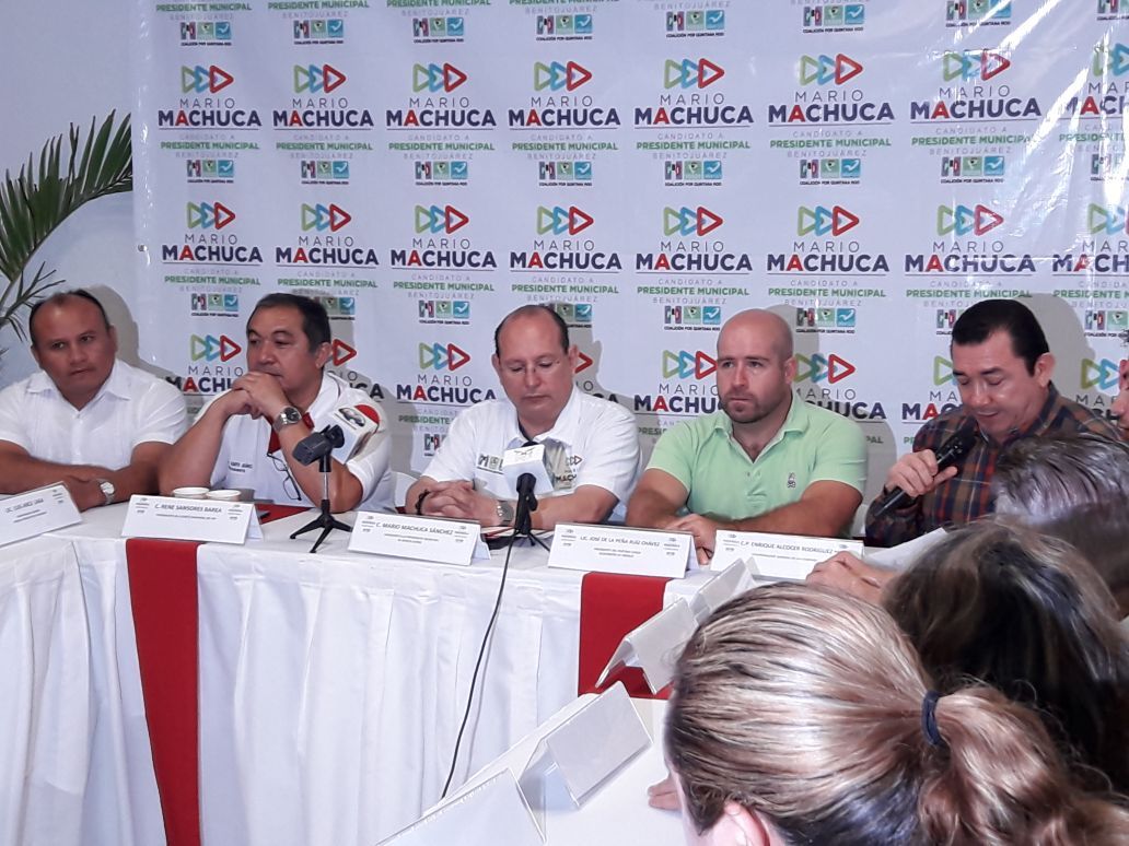 Mario Machuca pone el eje de campaña en la seguridad