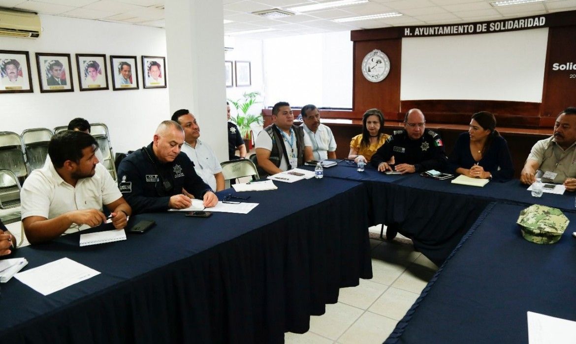 Coordinan autoridades de los tres niveles de gobierno estrategia para jornada electoral segura