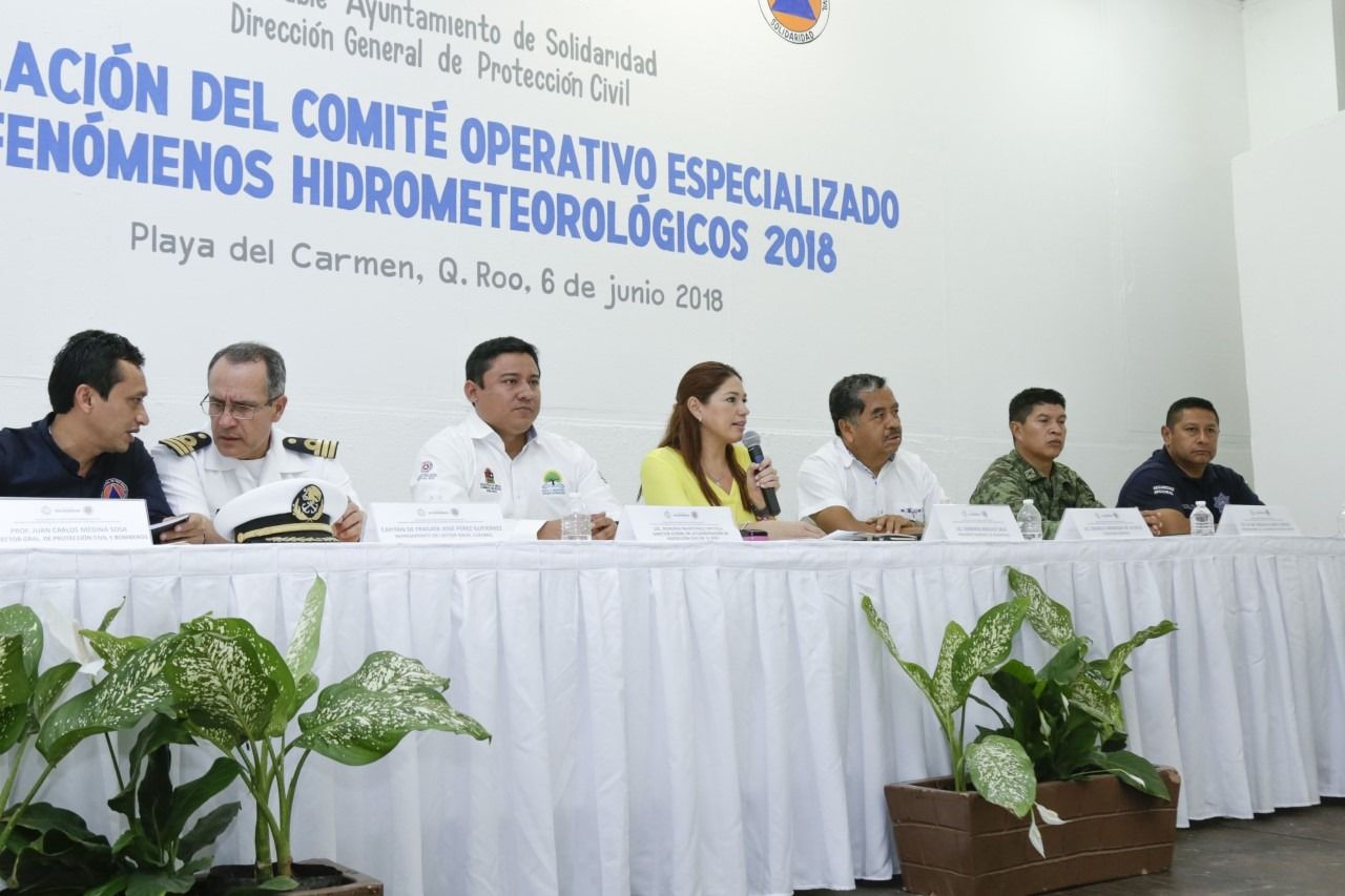 Solidaridad, preparado para temporada de huracanes: Samaria Angulo