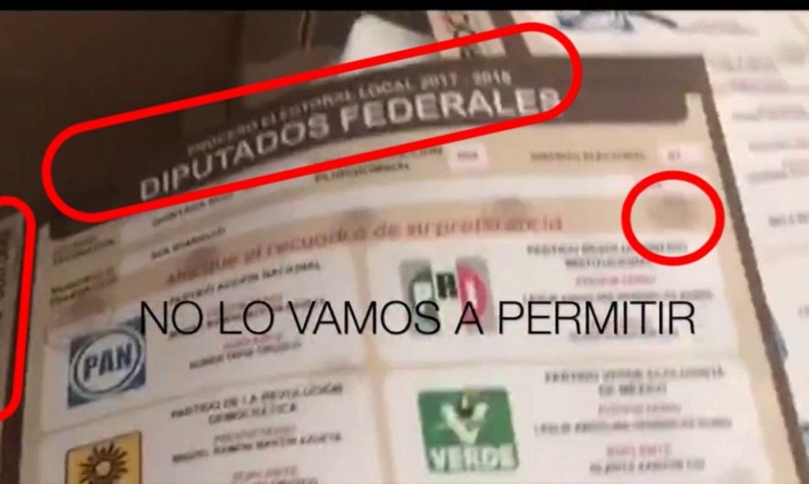 Niega Ieqroo existencia de boletas marcadas a favor de una coalición