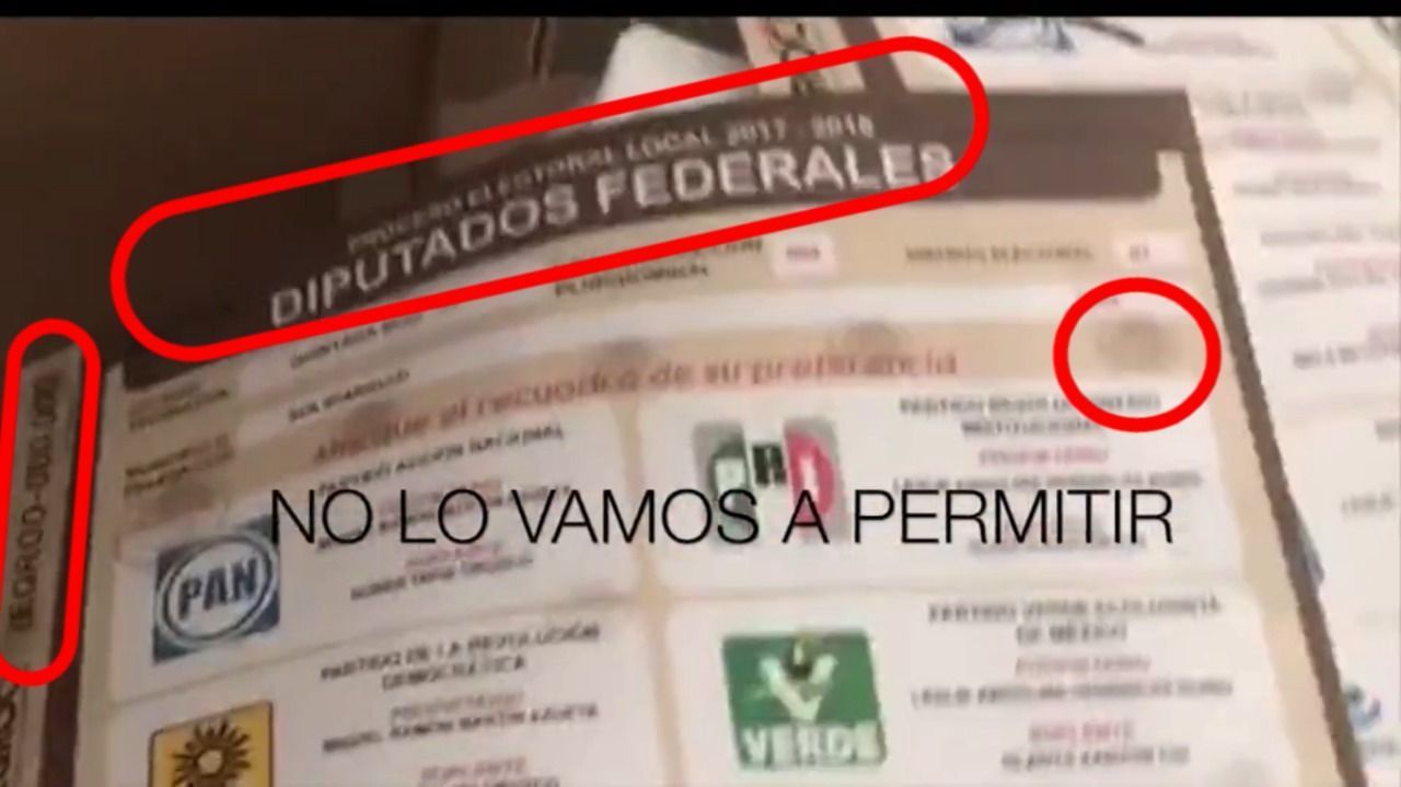 Niega Ieqroo existencia de boletas marcadas a favor de una coalición