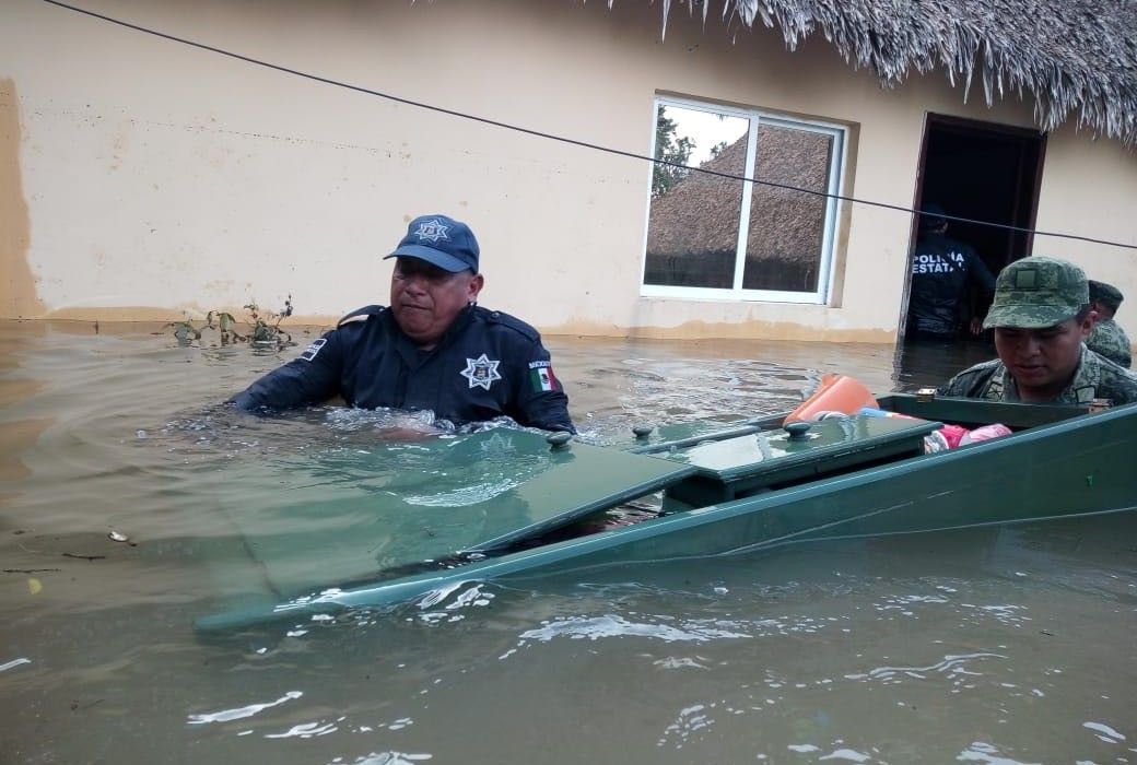 Atención a familias y levantamiento de daños en viviendas de comunidades afectadas por lluvia: Sedetus