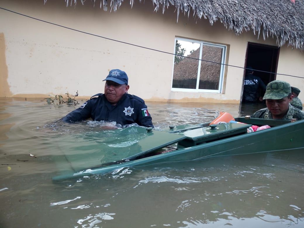 Atención a familias y levantamiento de daños en viviendas de comunidades afectadas por lluvia: Sedetus