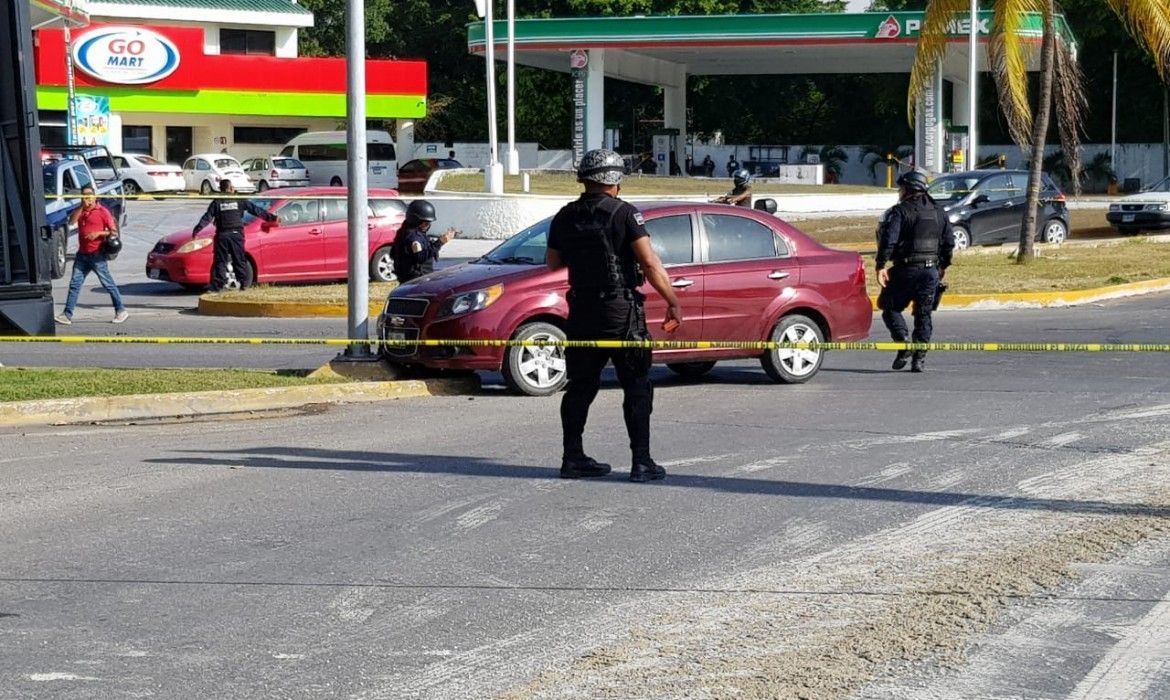 Balean a automovilista en el Kilómetro Cero