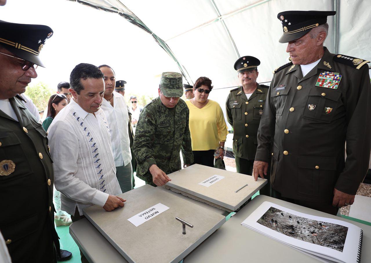 Inauguran instalaciones de lo que será el cuartel de la Policía Militar