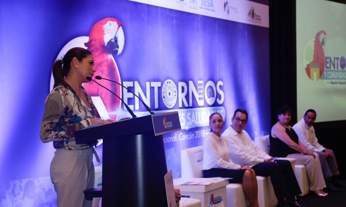 Participa Samaria Angulo en Reunión Nacional de Entornos y Comunidades Saludables