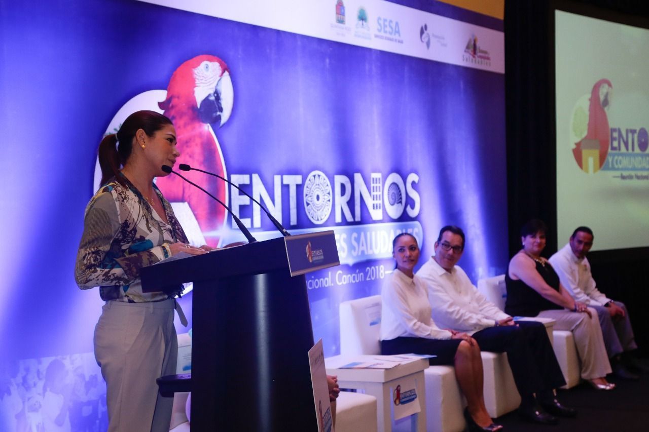 Participa Samaria Angulo en Reunión Nacional de Entornos y Comunidades Saludables