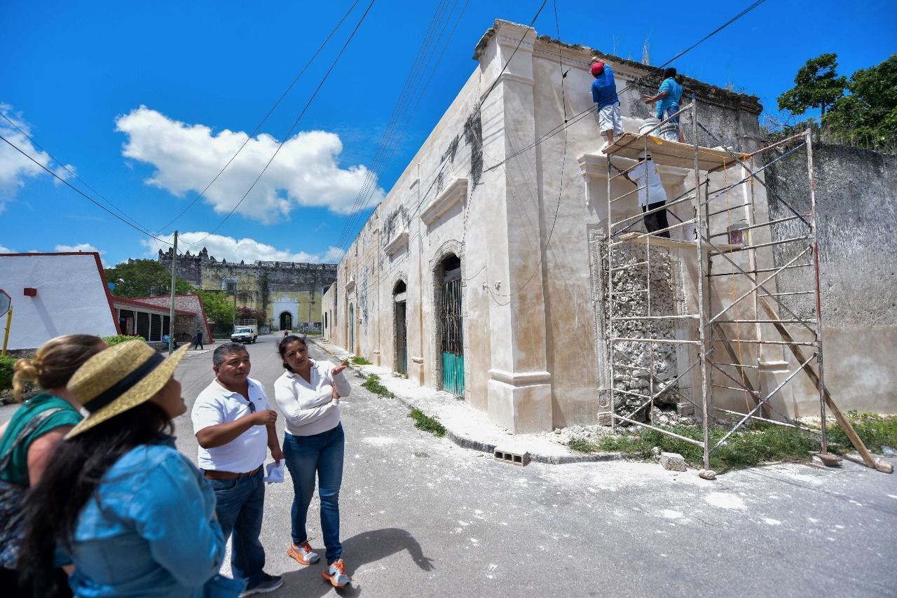 Gestionan recursos para preservación de sitios históricos de Tihosuco