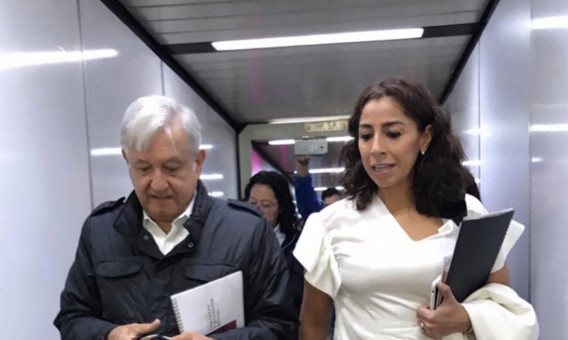 Marybel se muestra con AMLO luego de su ataque al gobernador