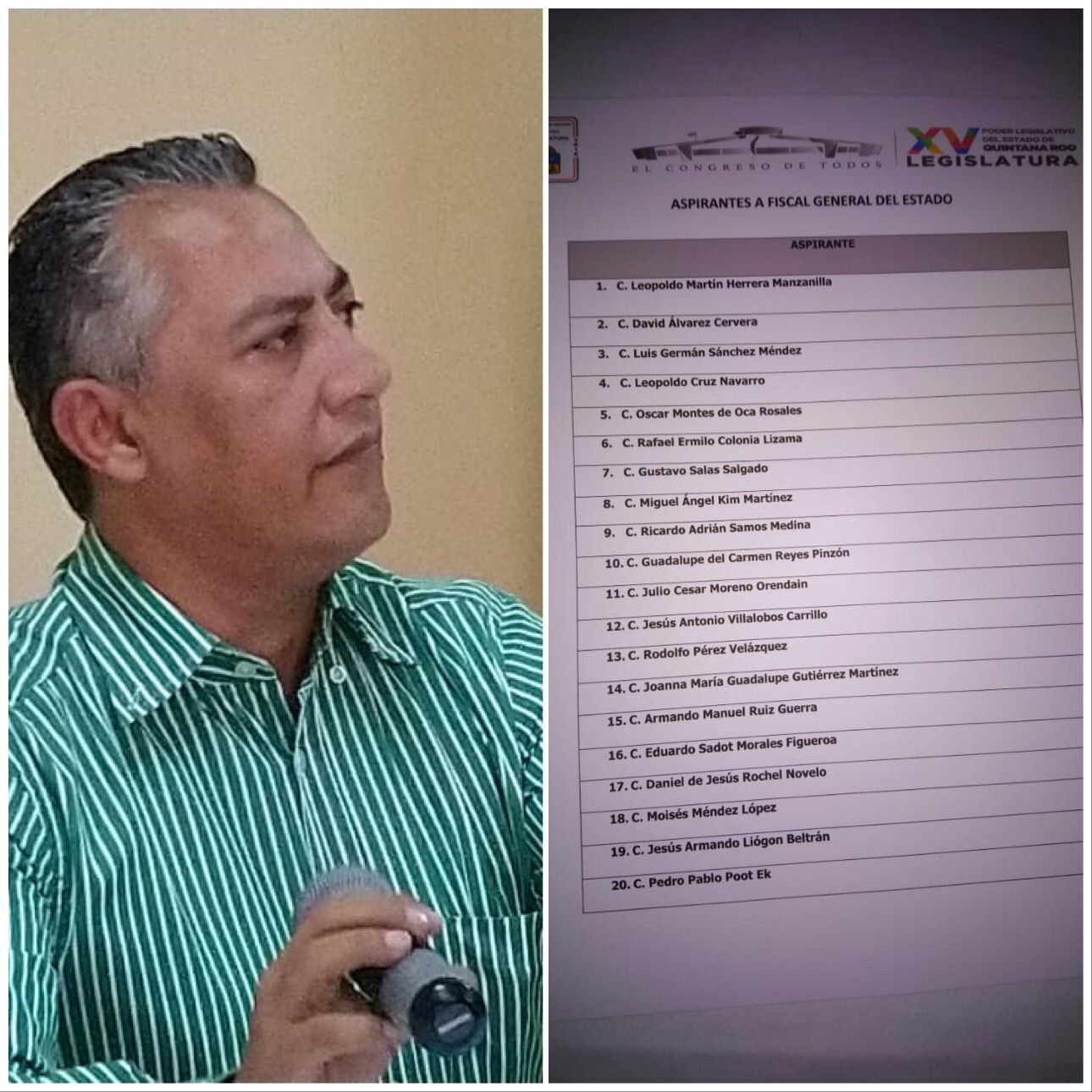 Estos son los 20 aspirantes a Fiscal