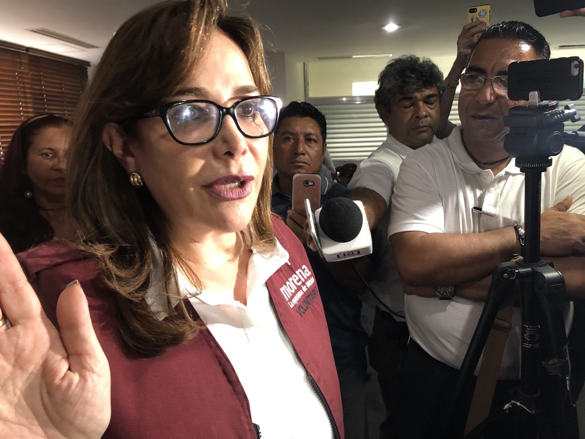 Critica Yeidckol “sordera selectiva” de gobiernos de MORENA | “Oyen algunas cosas que dice Andrés Manuel, y no oyen otras”, dijo