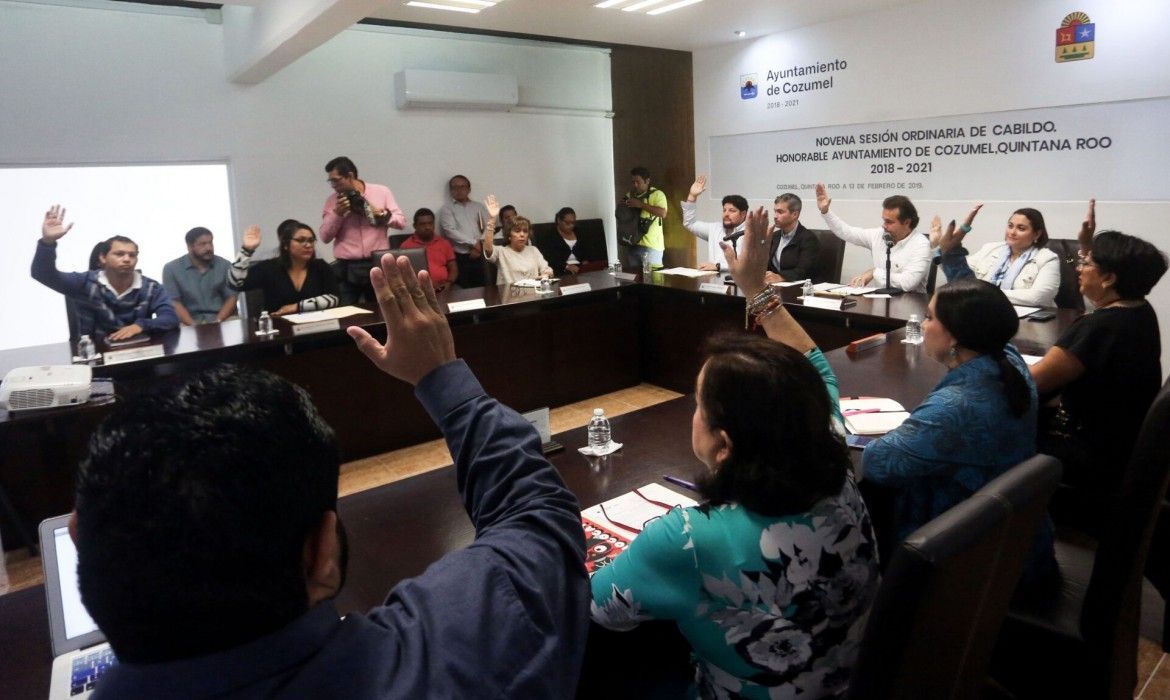 Aprueba Cabildo de Cozumel Programa de Inversión Anual 2019