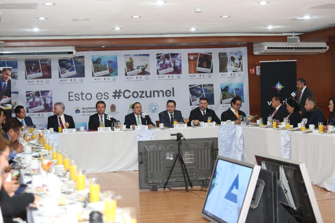 Pedro Joaquín pone en marcha estrategia para fortalecer el liderazgo turístico de Cozumel en México y América Latina