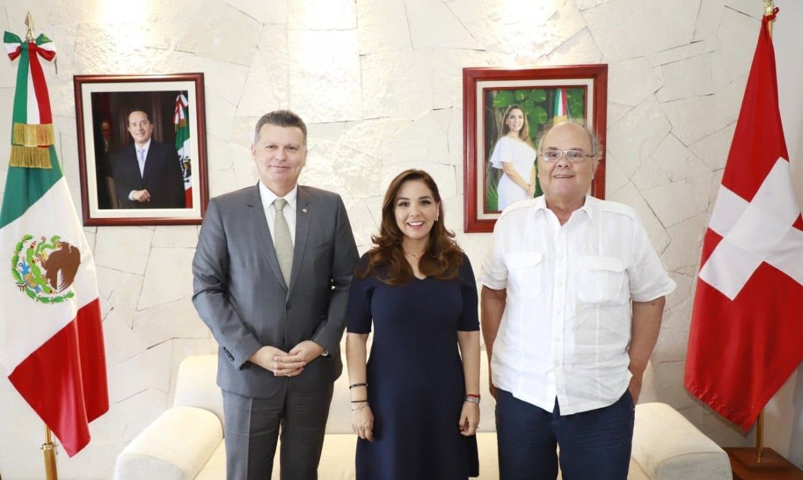 Se reúne Mara con autoridades suizas
