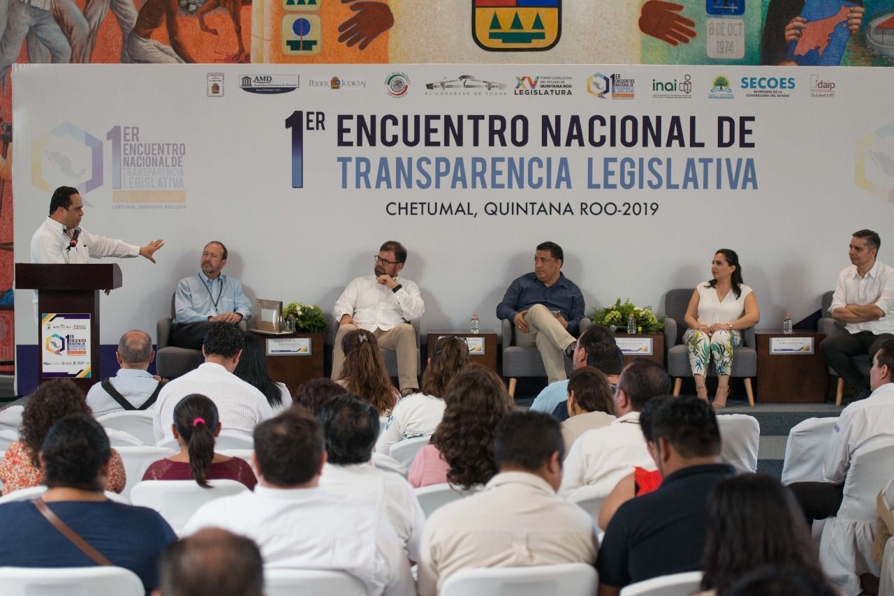 Organismos ciudadanos y sociedad civil, contrapeso para el poder, coinciden INAI y Congreso de Quintana Roo