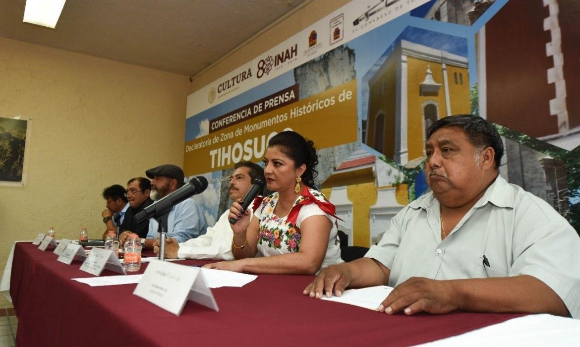 Declaratoria de monumentos históricos de Tihosuco, una oportunidad de trabajar en conjunto para beneficio de la zona maya