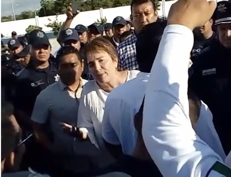 Caos con la policía en Solidaridad