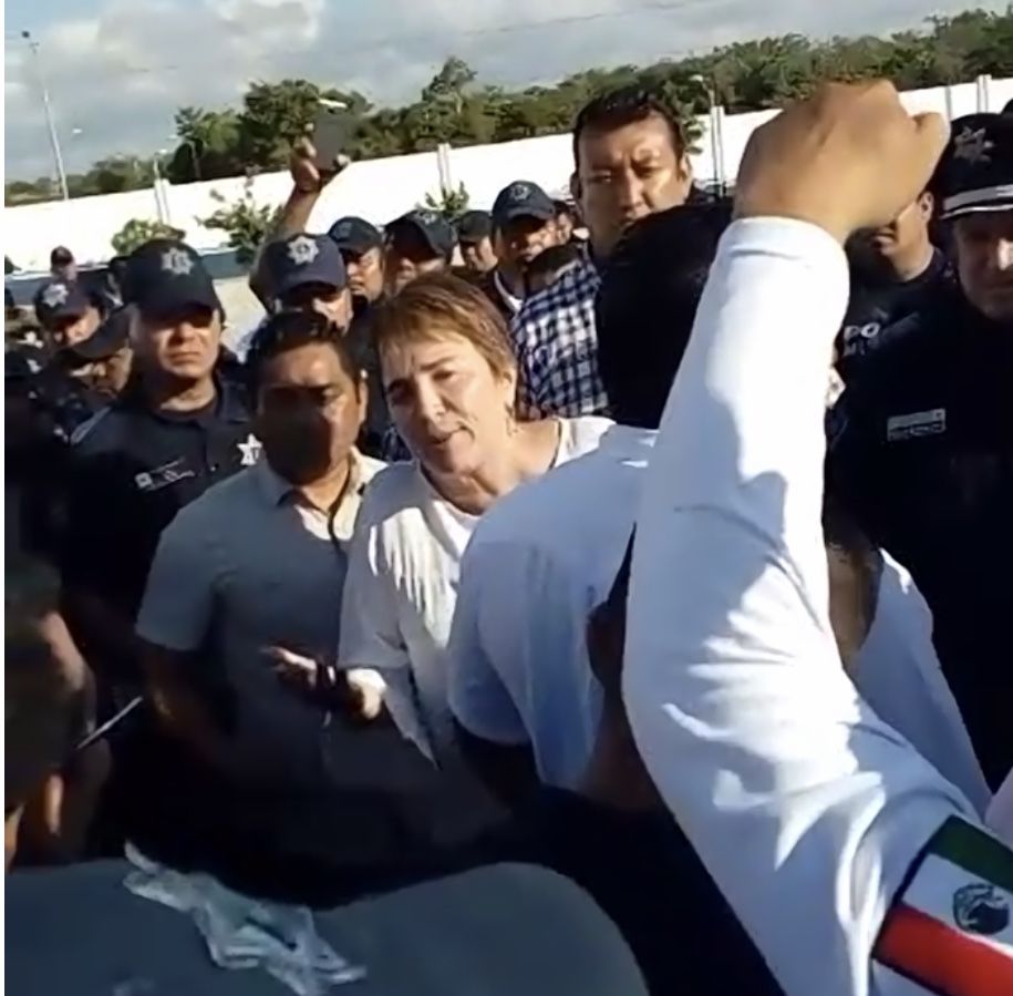 Caos con la policía en Solidaridad