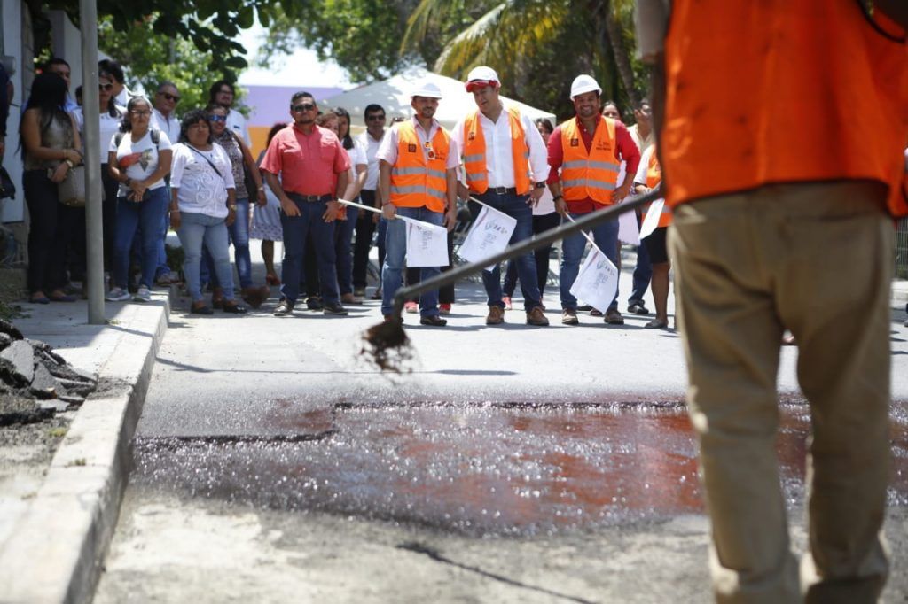 Inicia Programa Emergente de Bacheo en Isla Mujeres