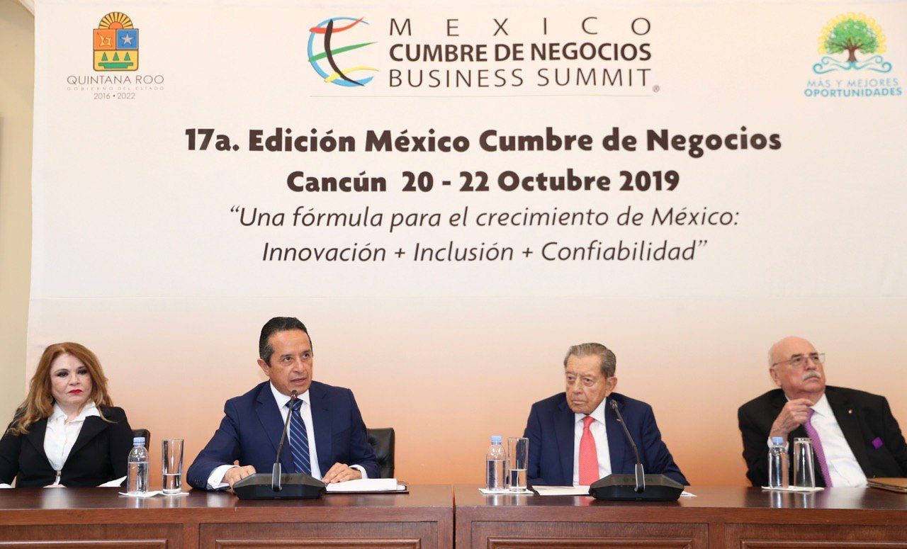 Quintana Roo será sede de la 17 ª Cumbre de Negocios “Business Summit 2019”