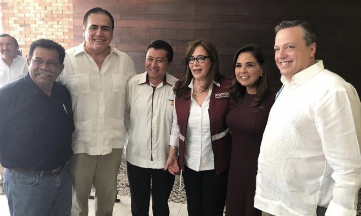 Yeidckol junta a MORENA, pero no llegan Marybel, Pech ni Laura Beristain