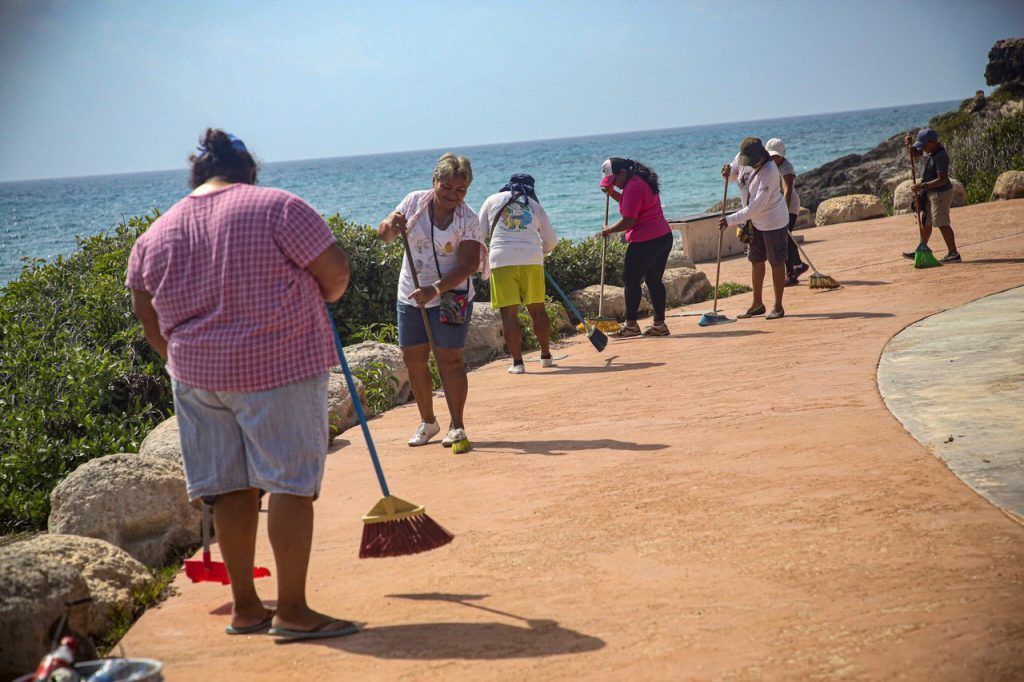 Intensifica IM jornadas de limpieza de la imagen urbana con tareas de barrido, pintura y recoja de basura