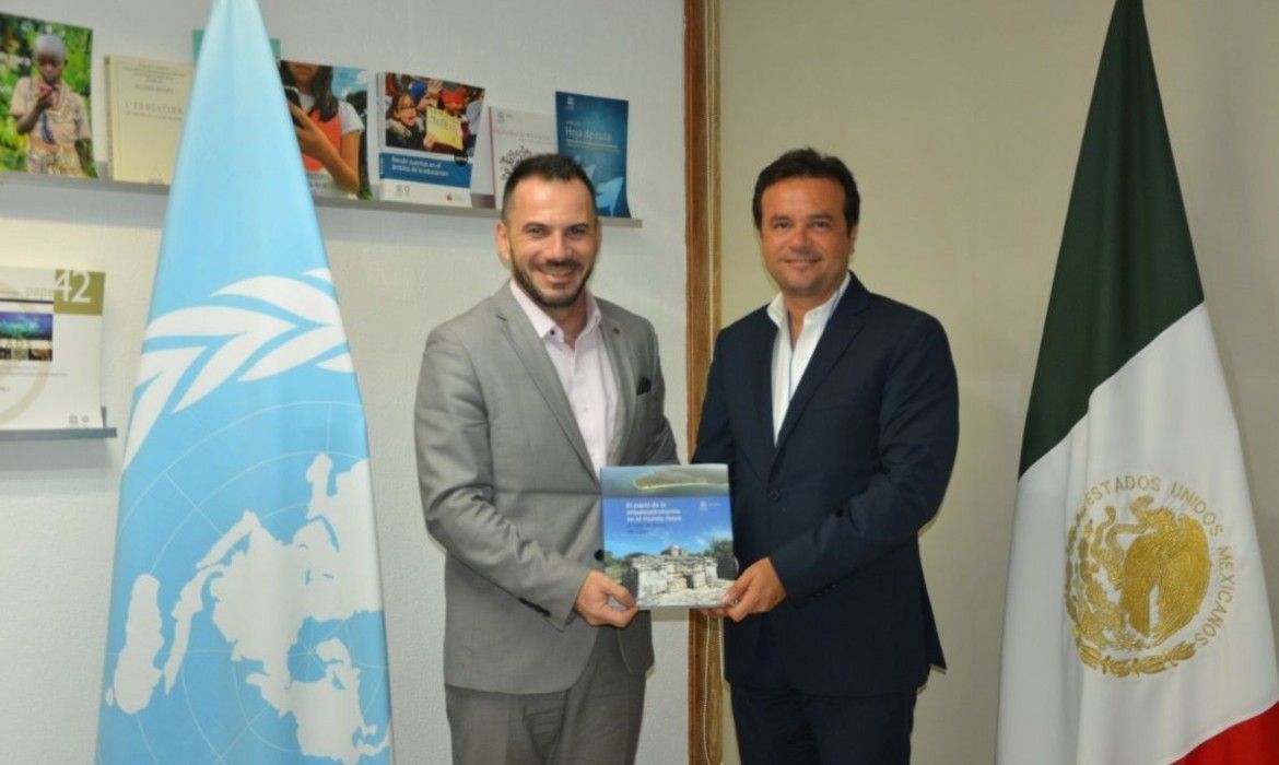 Se reúne Pedro Joaquín con representante de la Unesco en México