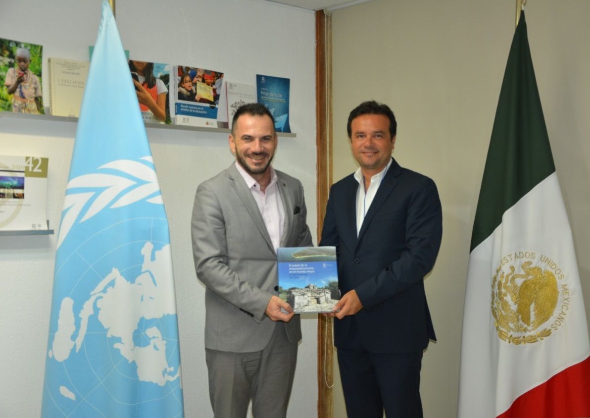 Se reúne Pedro Joaquín con representante de la Unesco en México