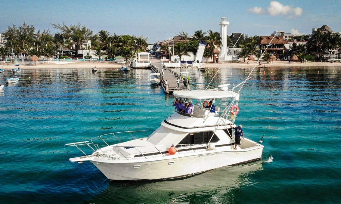 PUERTO MORELOS | Torneo de pesca femenil, y buen clima y servicios, generan un gran fin de semana turístico
