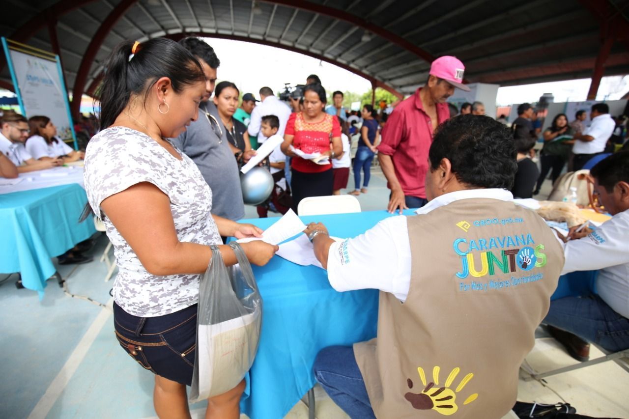 Se realiza en Tulum la “Caravana Juntos Avanzamos”; es la número 12 del año