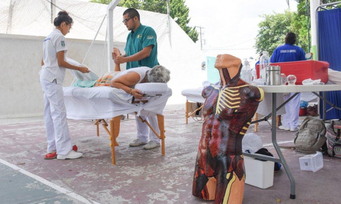PUERTO MORELOS | Atienden a adultos mayores con brigadas de salud física