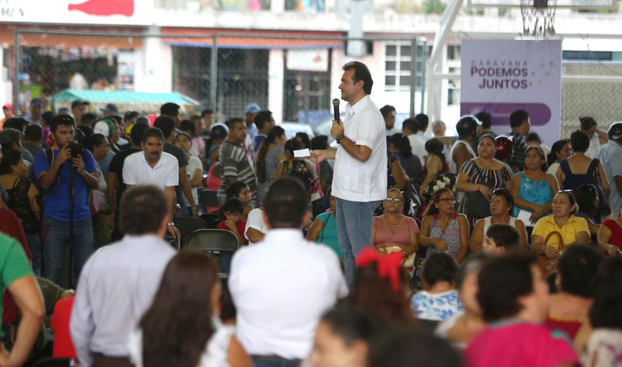 Pedro también saca el Gobierno a la calle | Inicia la “Caravana Podemos Juntos”, que dará servicios y apoyos a cozumeleños